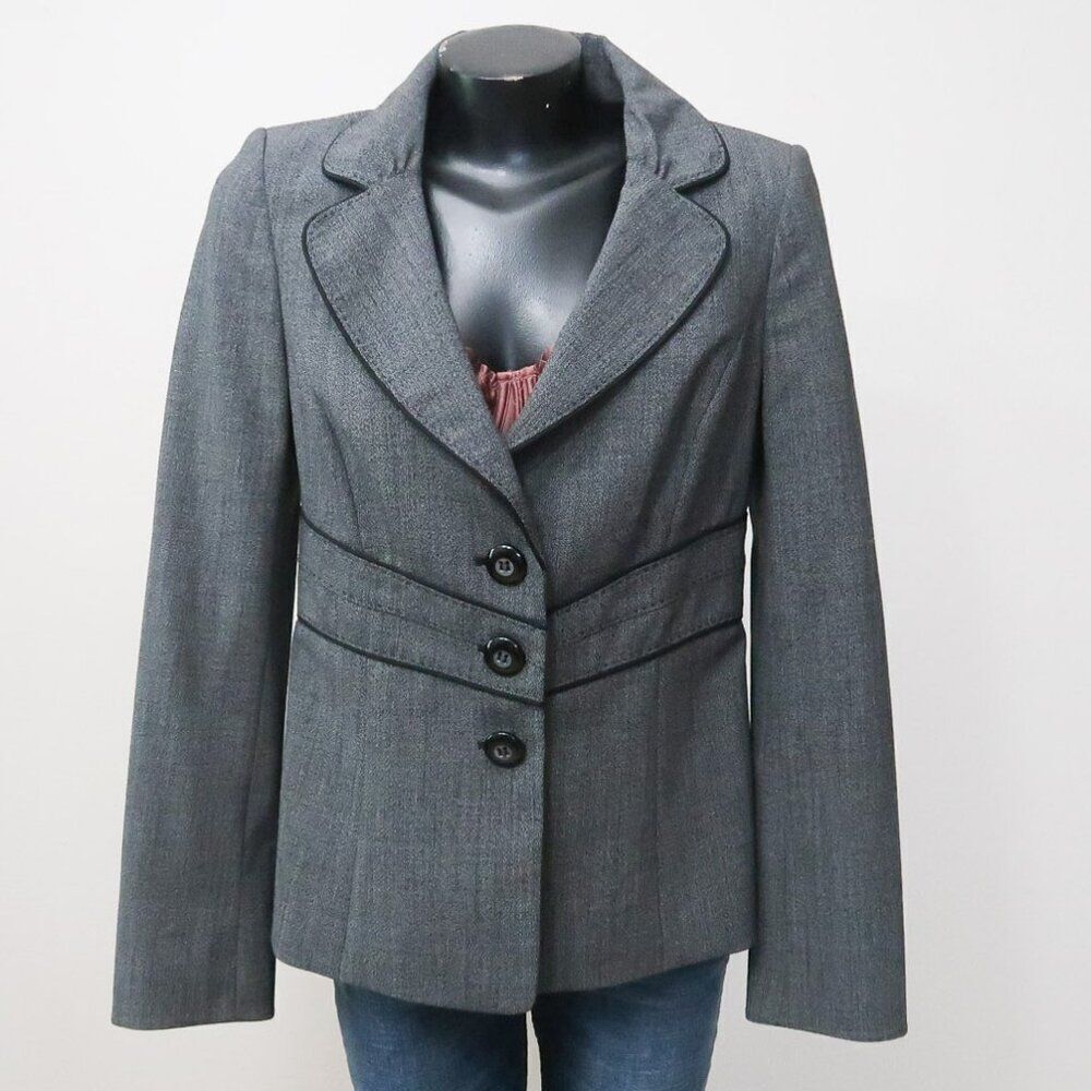 Classiques Entier Women's Wool Blend Blazer Size 8